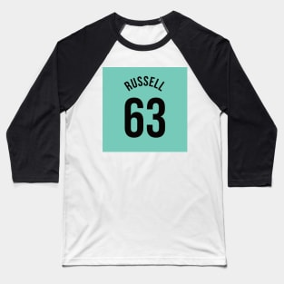 Russell 63 - Driver Team Kit 2023 Season Baseball T-Shirt